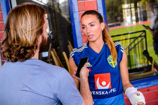 Kosovare Asllani of the Swedish national women football team