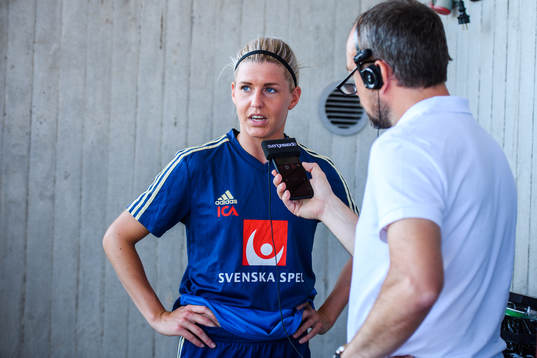 Olivia Schough of the Swedish national women football team