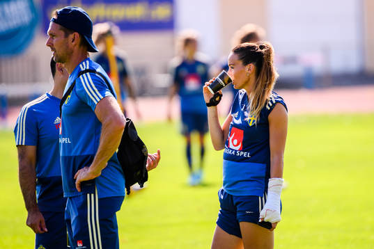 Kosovare Asllani of the Swedish national women football team