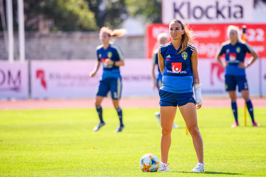 Kosovare Asllani of the Swedish national women football team