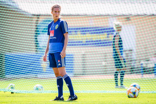 Emma Kullberg of the Swedish national women football team