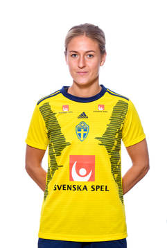 Emma Kullberg of the Swedish national women football team