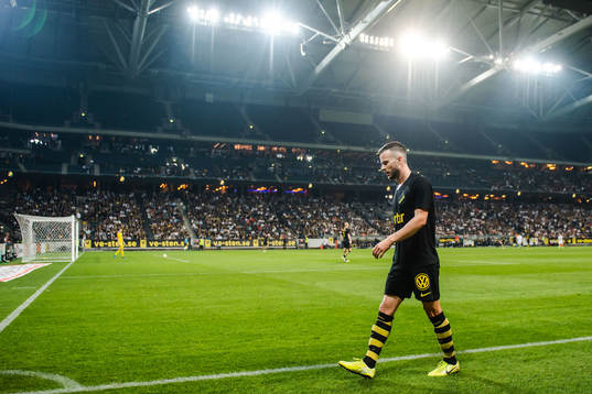Robert Lundström of AIK looks dejected