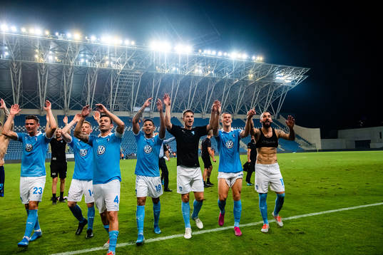 Players of Malmö FF celebrates