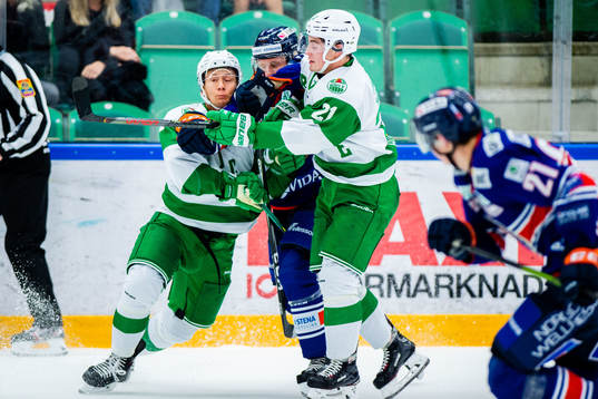 Rögles Daniel Bertov och Nils Höglander