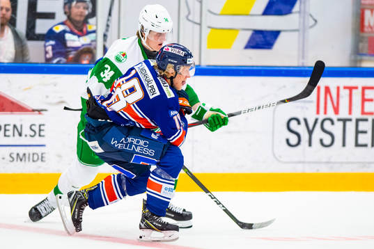 Växjös Marcus Sylvegård och Rögles  Adam Edström