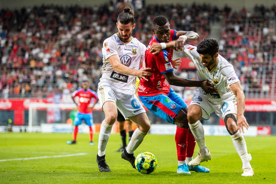 Östersunds Alex Purver och Rewan Amin