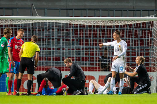 Helsingborgs Mohammed Abubakari och Östersunds Thomas