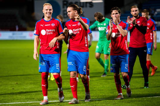 Helsingborgs Daniel Hafsteinsson, Charlie Weberg och Max