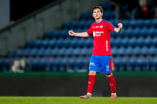 Helsingborgs Max Svensson jublar
