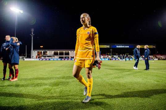 Goalkeeper Cecilie Fiskerstrand of Norway
