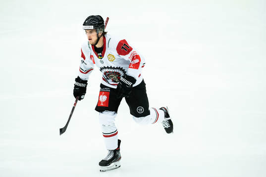 Samuel Fagemo of Frölunda celebrates