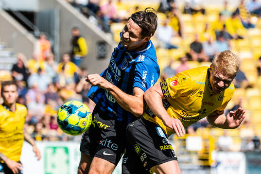 Elfsborgs Sivert Heltne Nilsen och Sirius Philip Haglund