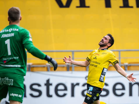 Elfsborgs Frederik Holst reagerar