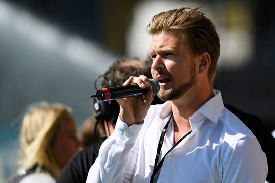 Elfsborgs matchspeaker Johannes Sandberg
