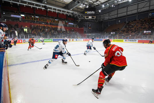 Jan Ordos and Adam Musil of Liberec and Robin Kovacs of