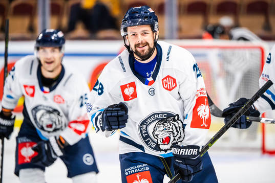 Rostislav Marosz of Liberec celebrate
