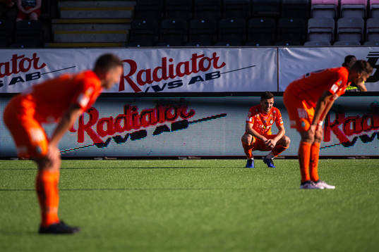 AFC Eskilstunas spelare deppar