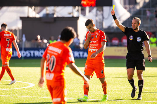 AFC Eskilstunas Pavle Vagic tilldelas en varning