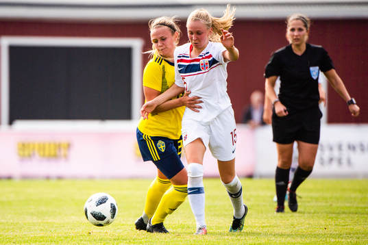 Maja Bodin of Sweden and Emilie Marie Joramo of Norway