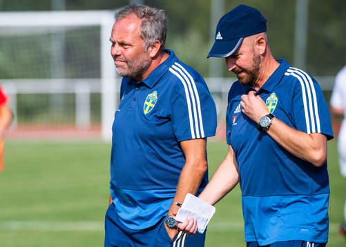 Head coach Anders Johansson and assistant coach Stefan