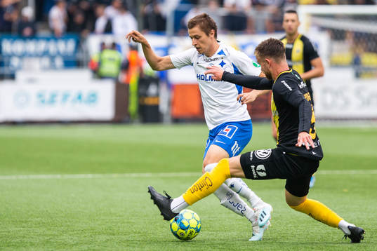 IFK Norrköpings Simon Thern och Hammarbys Dennis Widgren