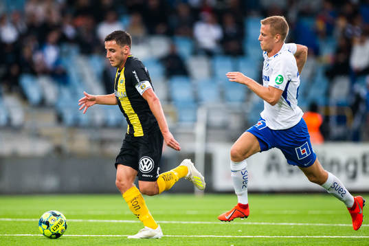 Hammarbys Jeppe Andersen och IFK Norrköpings Filip