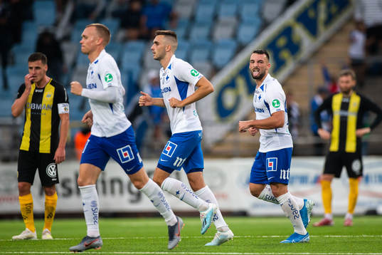 IFK Norrköpings Sead Haksabanovic jublar