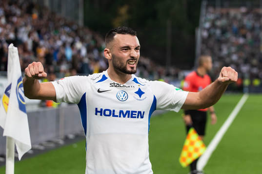 IFK Norrköpings Sead Haksabanovic jublar