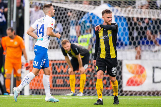 Hammarbys Dennis Widgren deppar