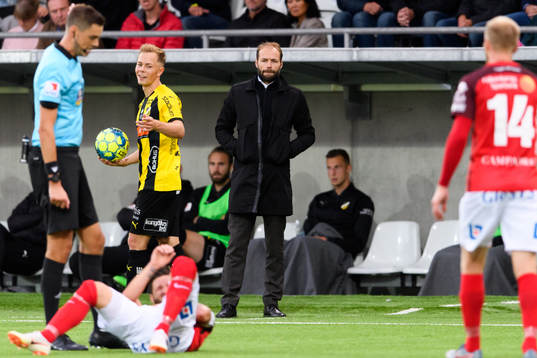 Häckens tränare Andreas Alm