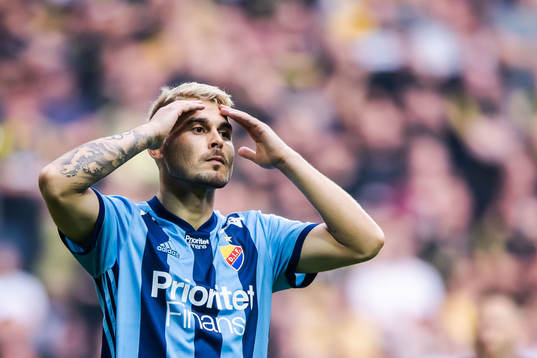Djurgårdens Astrit Ajdarevic deppar