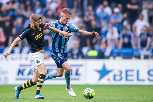 s Anton Salétros och Djurgårdens Jonathan Augustinsson