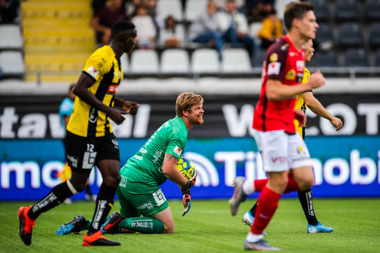Häckens målvakt Christoffer Källqvist