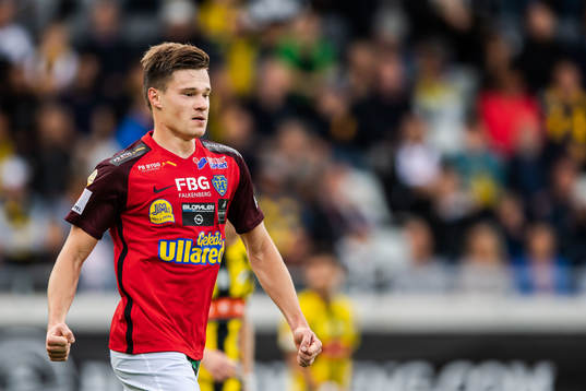 Falkenbergs Kirill Pogrebnyak jublar