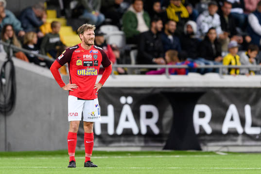 Falkenbergs Karl Söderström  fotbollsmatchen i
