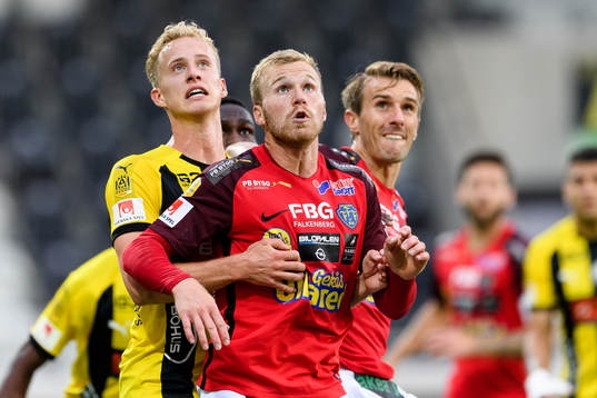 Häckens Gustav Berggren och Falkenbergs Per Karlsson