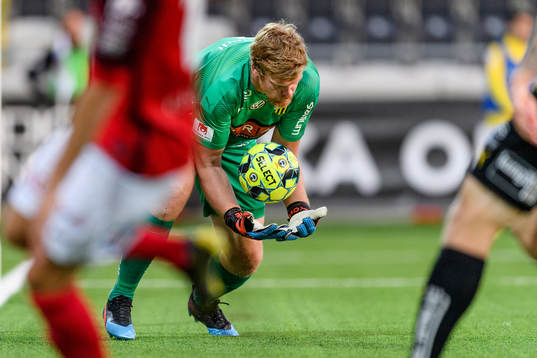 Häckens målvakt Christoffer Källqvist
