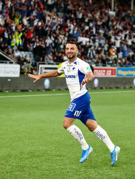 IFK Norrköpings Sead Haksabanovic jublar
