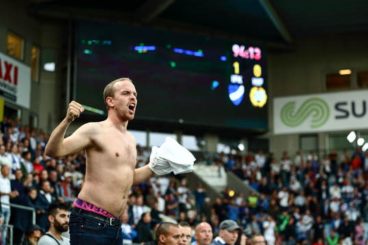 under fotbollsmatchen i Allsvenskan mellan IFK Norrköping