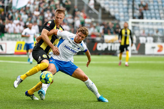 Hammarbys Tim Söderström och IFK Norrköpings Alexander