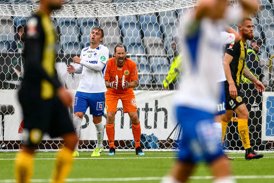 Hammarbys målvakt Johan Wiland
