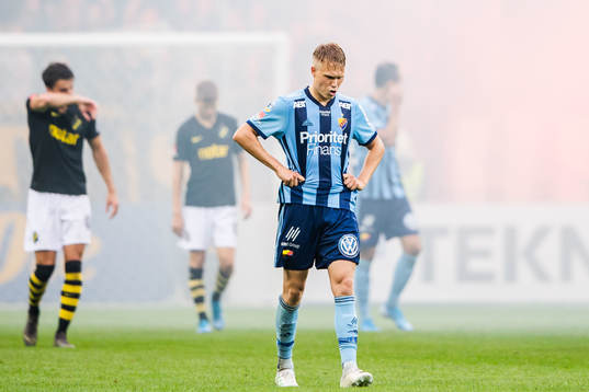 Djurgårdens Jonathan Augustinsson deppar