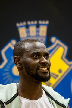 s Enoch Kofi Adu i mixade zonen
