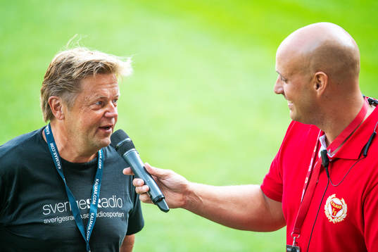 Sveriges Radios sportreporter Jan Rindstig