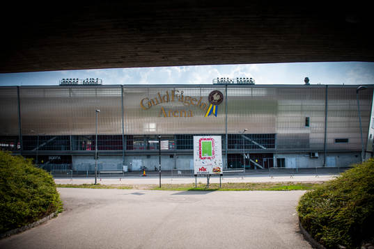Exteriör av Guldfågeln Arena