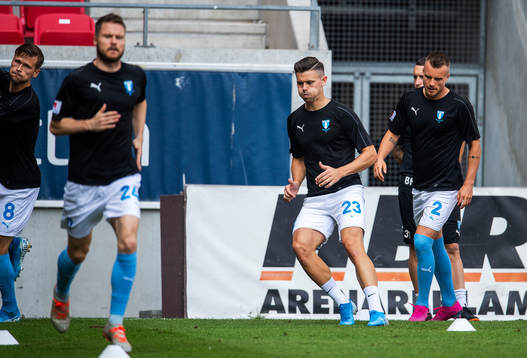 Malmö FFs Marcus Antonsson och Eric Larsson