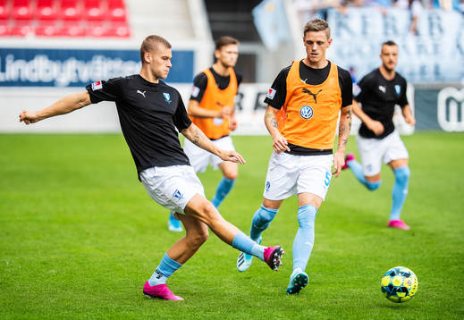 Malmö FFs Felix Beijmo och Sören Rieks