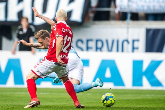 Malmö FFs Sören Rieks och Kalmars Jesper Manns