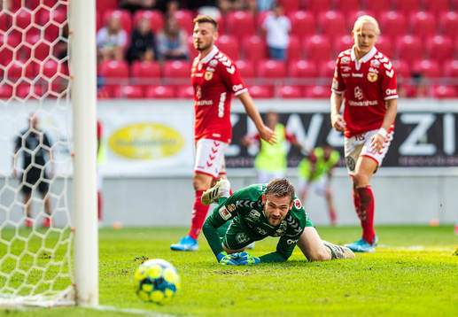 Kalmars målvakt Lucas Hägg-Johansson